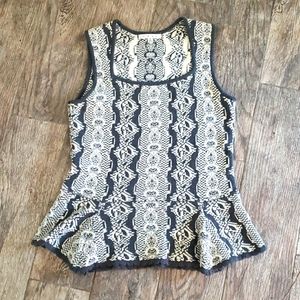 Cabi 887 Peplum Shell Sweater